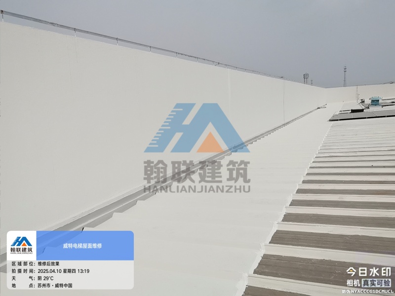 威特电梯-彩板屋面渗漏维修工程
